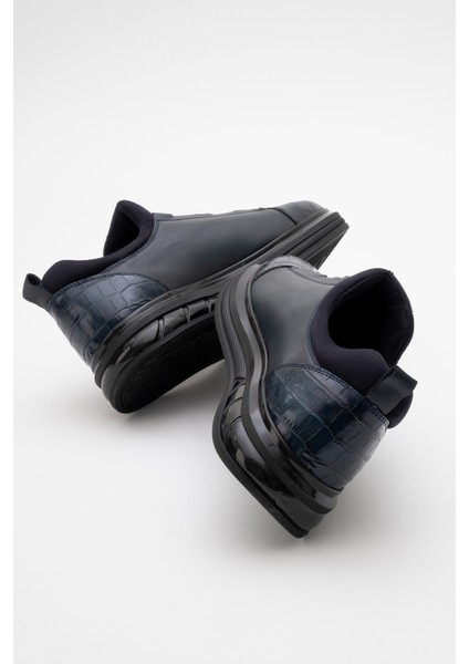 Erkek Comfort Casual Ayakkabı Deri Cr 2045 Siyah