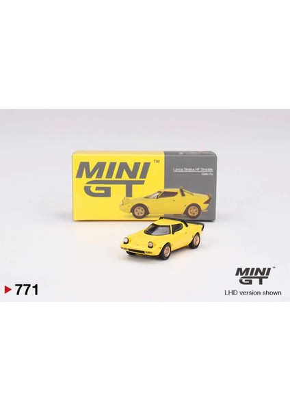 Mini Gt Mini Gt 1/64 Lancia Stratos Hf Stradale Giallo Fly MGT00771
