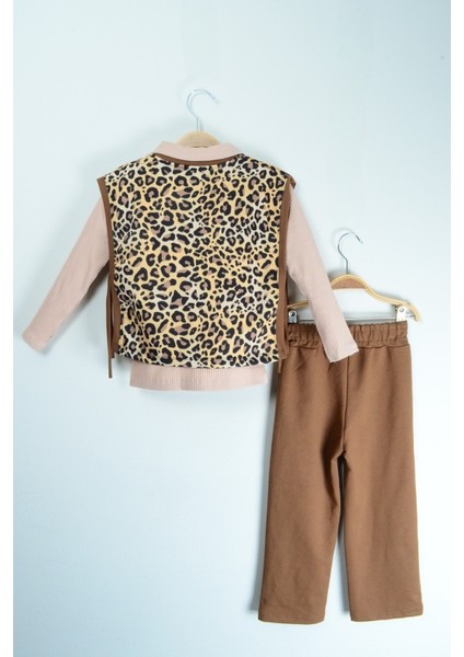Leopar Desenli Kız Çocuk Alt Üst Takım (4-11 Yaş) indirimleri