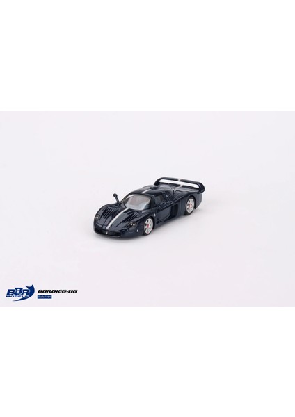 1/64 Bbr Maserati MC12 Stradale Blue Metallic W/ Stripe BBRDIE6416