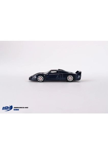 1/64 Bbr Maserati MC12 Stradale Blue Metallic W/ Stripe BBRDIE6416