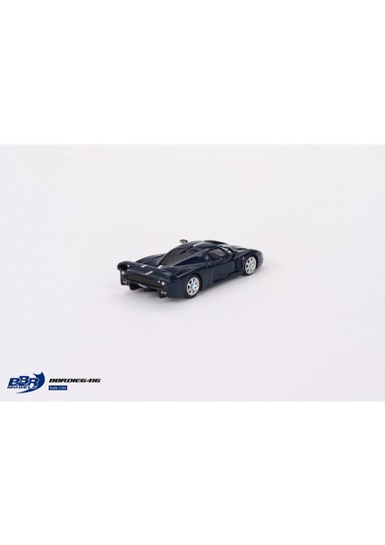 1/64 Bbr Maserati MC12 Stradale Blue Metallic W/ Stripe BBRDIE6416