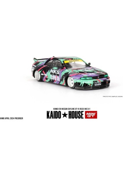 1/64 Nissan Skyline Gt-R (R33) Hks V1 KHMG129