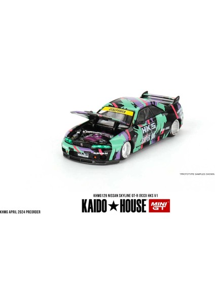 1/64 Nissan Skyline Gt-R (R33) Hks V1 KHMG129