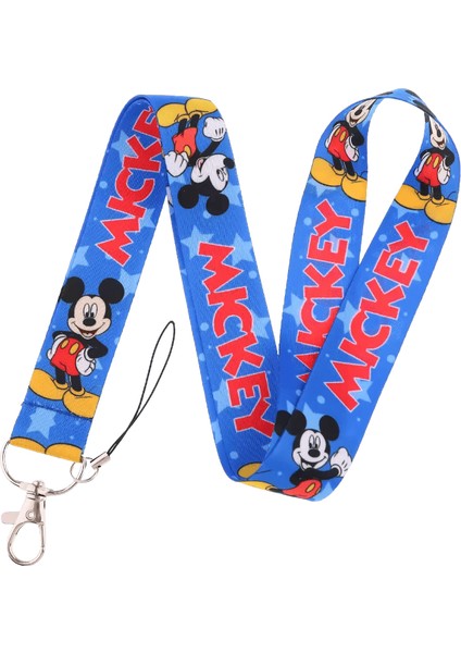 Potdemiel Disney Minnie Mouse Anahtarlık Anahtarlar Için Kimlik Rozetlik Kredi Kartı Boyun Askısı Anahtarlık Lariat Telefon Askısı Takı (Yurt Dışından)