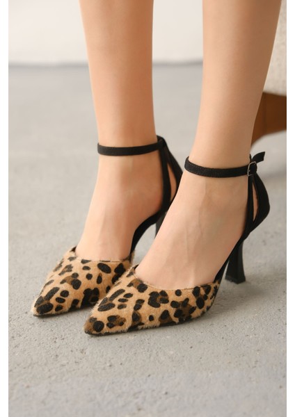 Kadın Seric Sivri Topuklu Ayakkabı - Leopar fiyatları