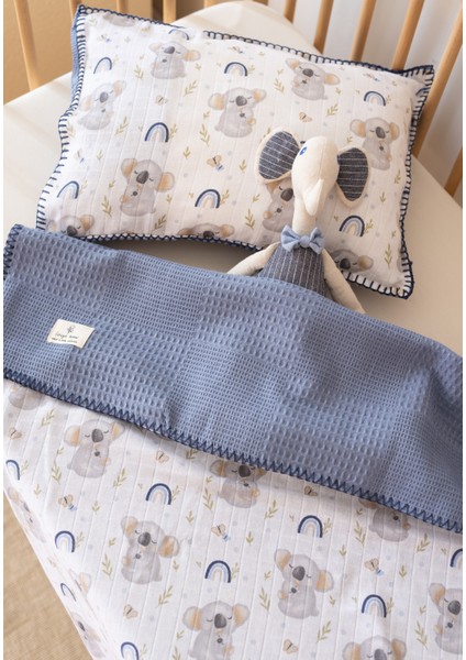 Waffle Müslin Pike Örtü 100X100 & Yastık Kılıfı 35X45 %100 Pamuk Oeko-Teks Sertifikalı fiyatları