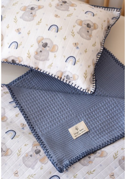 Waffle Müslin Pike Örtü 100X100 & Yastık Kılıfı 35X45 %100 Pamuk Oeko-Teks Sertifikalı modelleri