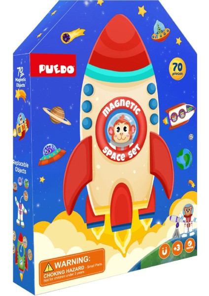 Manyetik Oyun Seti - Uzay