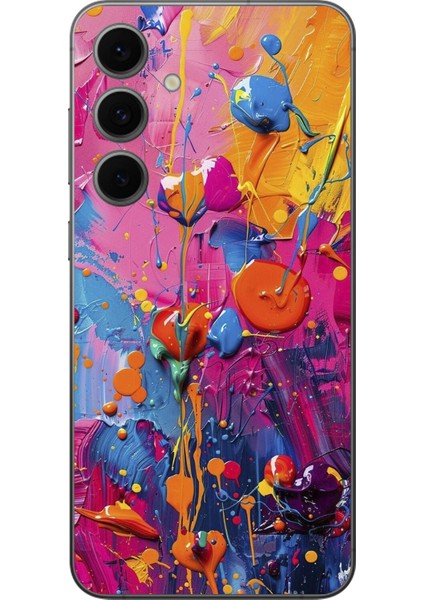 Samsung Galaxy S24 Fe Uyumlu Şeffaf Kılıf Grafiti 3 Tasarımlı
