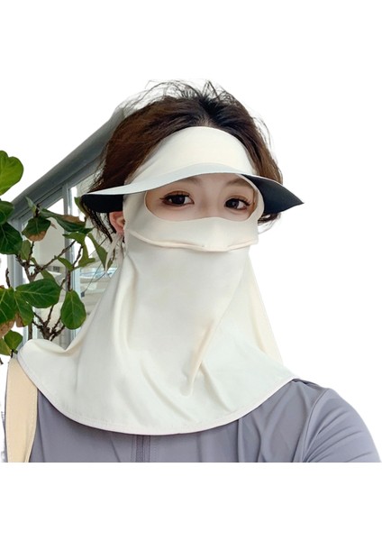 Güneş Koruyucu Maske Uv Korumalı Buz Ipek Nefes Alabilen Göz Köşesi Güneş Maskelerinin Tüm Yüzünü Kaplamak Için (Yurt Dışından)