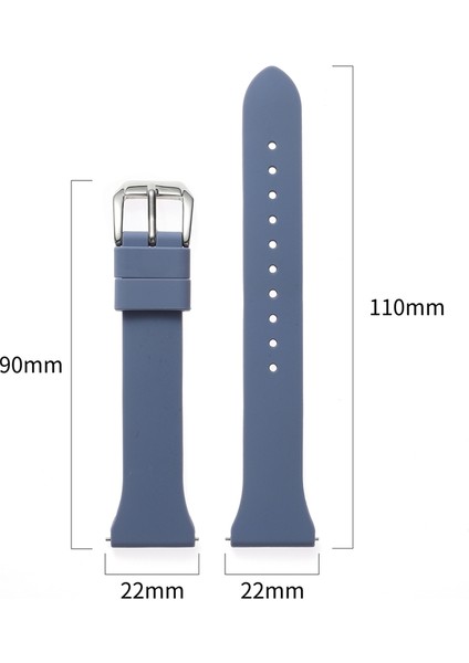 Silikon Kordonlu Saat 22MM (Yurt Dışından) indirimleri