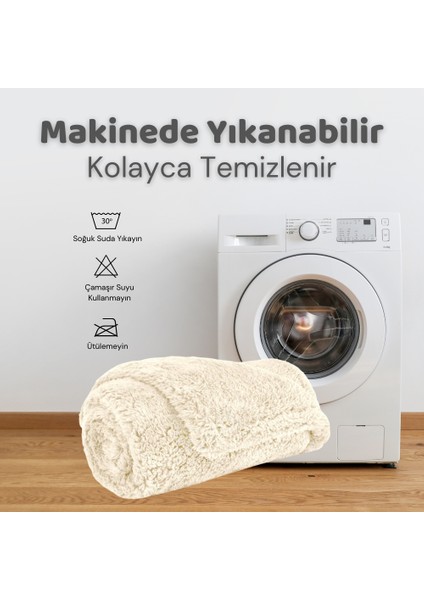 Kedi Köpek Battaniyesi Premium Peluş Evcil Hayvan Uyku Battaniyesi Yıkanabilir Krem fırsatları