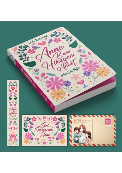 Anne Bana Hikayeni Anlat - Lilah Beaumont Anı Defteri 160 Sayfa Türkçe Ciltsiz