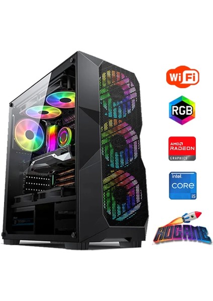 I5 13400F 16GB Ddr4 512GB M2 8gb RX580 Oyun Bilgisayarı