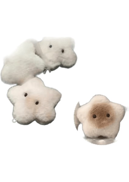 Capybara Peluş Bebek Yıldız Squeak Oyuncak Karikatür Yıldız Anahtarlık Kolye Yumuşak Doldurulmuş Bebek Sırt Çantası Araba Çantası Anahtarlık Dekor Çocuk Hediye (Yurt Dışından)