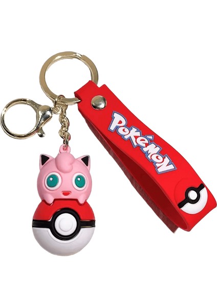 Pokemon Anahtarlık Pikachu Anime Aksiyon Figürü Oyuncak Kawaii Karikatür Moda Charmander Psyduck Bebek Anahtarlık Araba Çantası Kolye Çocuk Hediye Renk:5 (Yurt Dışından)
