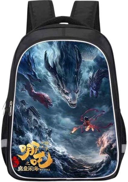 Nezha Mahallesi Öğrenci Okul Çantası (Yurt Dışından)