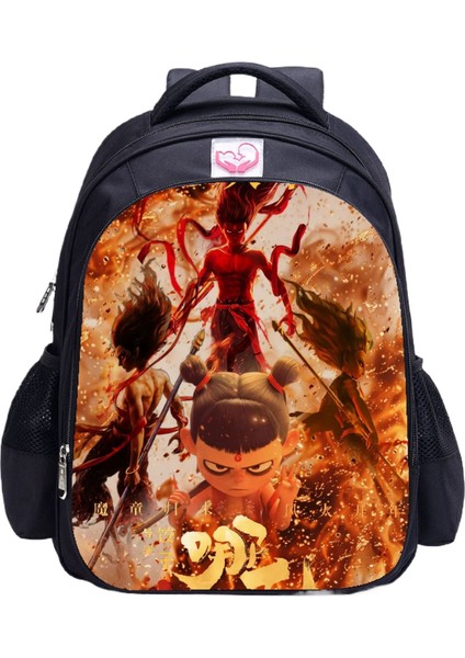 Nezha Mahallesi Öğrenci Okul Çantası (Yurt Dışından)