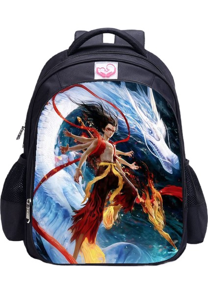 Nezha Mahallesi Öğrenci Okul Çantası (Yurt Dışından)