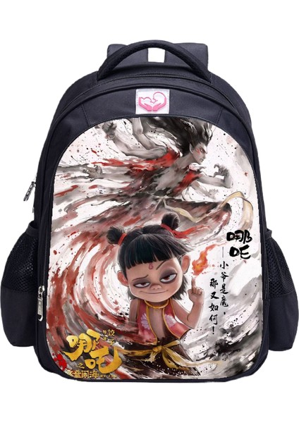 Nezha Mahallesi Öğrenci Okul Çantası (Yurt Dışından)