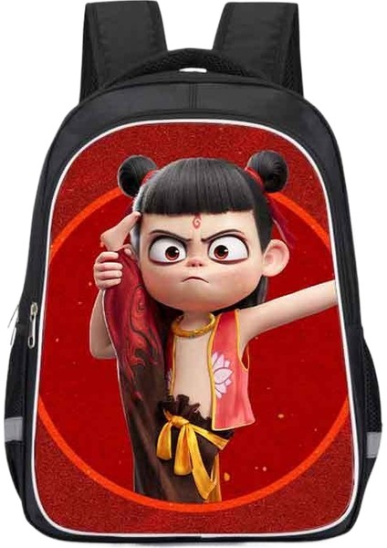 Nezha Mahallesi Öğrenci Okul Çantası (Yurt Dışından)