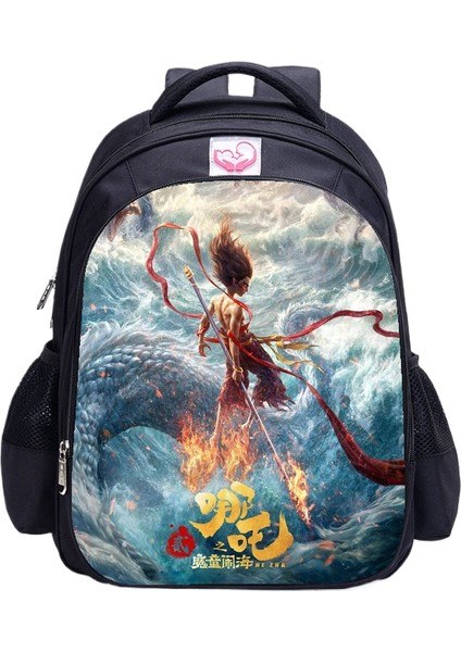 Nezha Mahallesi Öğrenci Okul Çantası (Yurt Dışından)