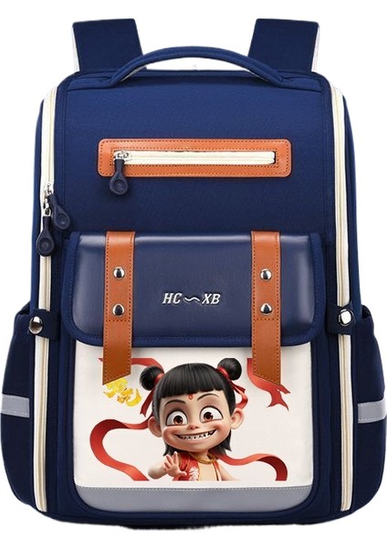Nezha Mahallesi Öğrenci Okul Çantası (Yurt Dışından)