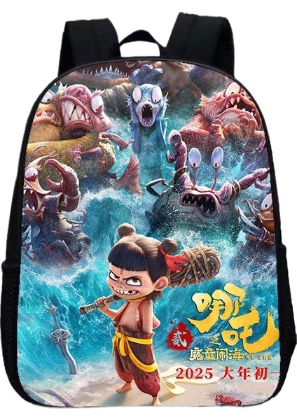 Nezha Mahallesi Öğrenci Okul Çantası (Yurt Dışından)