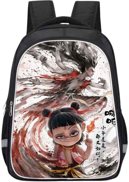 Nezha Mahallesi Öğrenci Okul Çantası (Yurt Dışından)