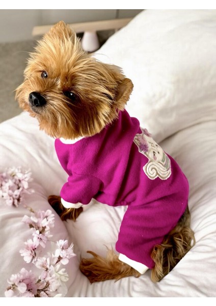 Foxie Polar Köpek Tulum Pijama
