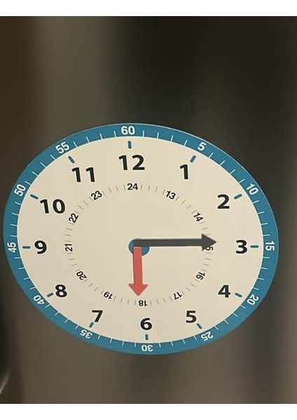 Mıknatıslı Manyetik Saat Öğrenme Materyali Panosu Buzdolabı, Akıllı Tahtalara , Metal Yüzeylere