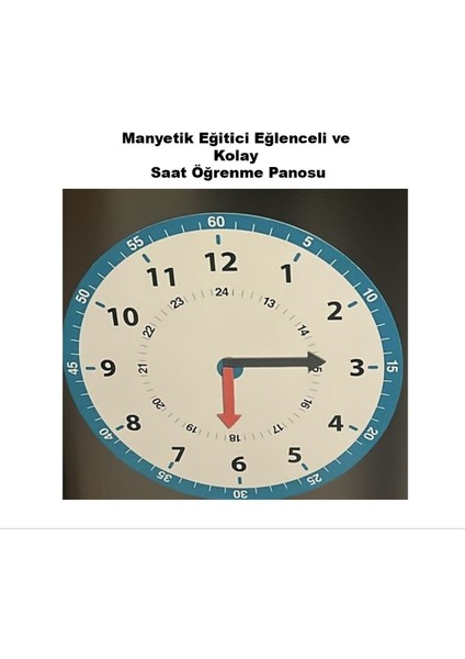 Mıknatıslı Manyetik Saat Öğrenme Materyali Panosu Buzdolabı, Akıllı Tahtalara , Metal Yüzeylere fiyatları