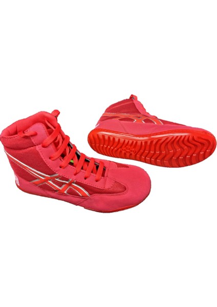Güreş ve Boks Ayakkabısı Erkekler İçin Kaydırmaz Taban ve Suni Deri Malzeme indirimleri