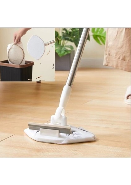Islak Mendil Uyumlu Pratik Çek Çekli Mop