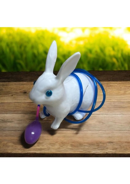 Nostaljik Zıplayan Tavşan ( Pompalı Tavşan )