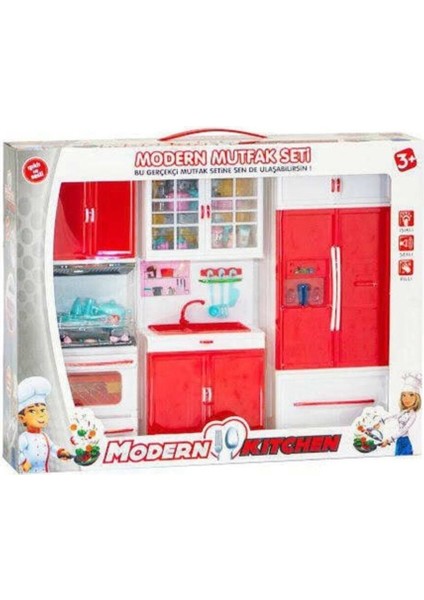 3'lü Oyuncak Mutfak Dolabı Sesli Işıklı - Mutfak Seti 3'ü 1'arada fırsatları