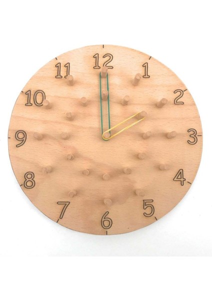 Montessori Uygulamalı Saatleri Öğreniyorum Materyali modelleri