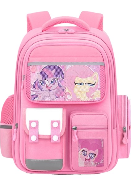 2025 Yeni Ilköğretim Öğrencileri Kız 1-3-6 Sınıf Karikatür Sevimli Büyük Kapasiteli Omuz Çantası (Yurt Dışından)