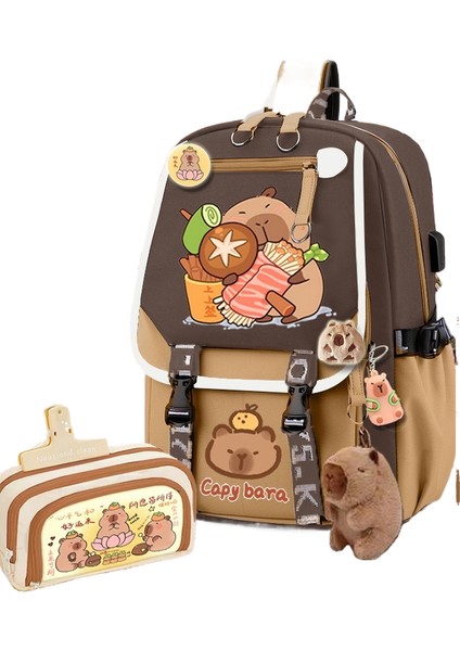 Yeni Büyük Kapasiteli Ultra Hafif Sevimli Öğrenci Okul Çantası (Yurt Dışından)