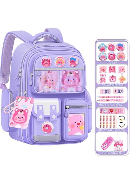 Karikatür Büyük Kapasiteli Öğrenci Okul Çantası (Yurt Dışından)