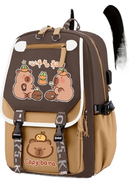 Yeni Büyük Kapasiteli Ultra Hafif Sevimli Öğrenci Okul Çantası (Yurt Dışından)