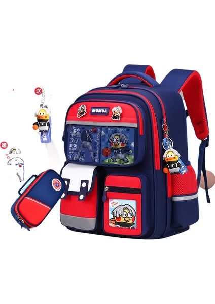 Büyük Kapasiteli Lamine Oxford Kumaş Öğrenci Okul Çantası (Yurt Dışından)