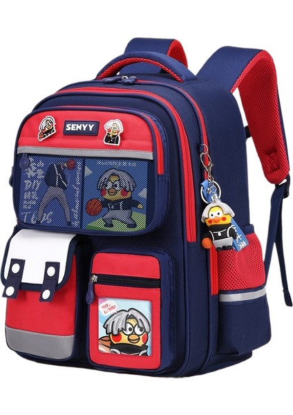 Büyük Kapasiteli Lamine Oxford Kumaş Öğrenci Okul Çantası (Yurt Dışından)