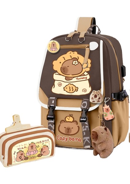 Yeni Büyük Kapasiteli Ultra Hafif Sevimli Öğrenci Okul Çantası (Yurt Dışından)