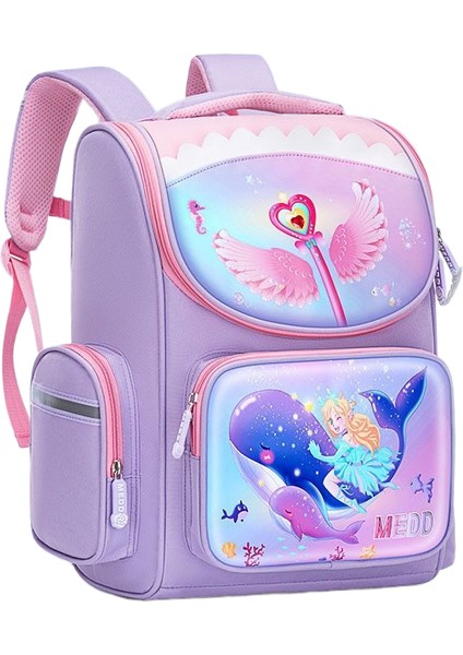 Karikatür Büyük Kapasiteli Öğrenci Okul Çantası (Yurt Dışından)