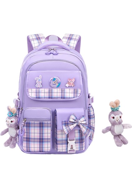 Büyük Kapasiteli Lamine Oxford Kumaş Öğrenci Okul Çantası (Yurt Dışından)