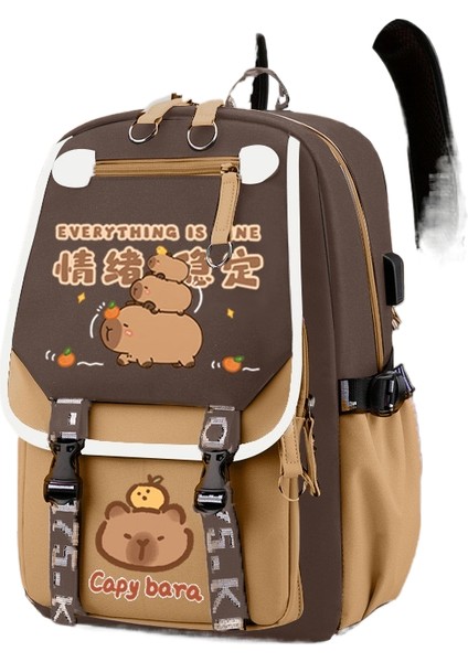 Yeni Büyük Kapasiteli Ultra Hafif Sevimli Öğrenci Okul Çantası (Yurt Dışından)