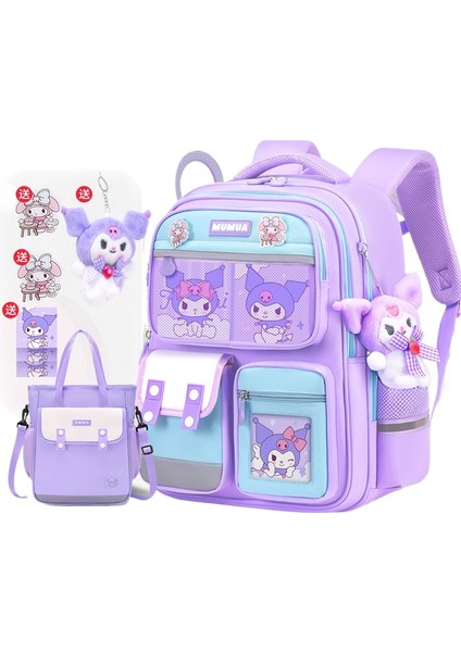 Büyük Kapasiteli Lamine Oxford Kumaş Öğrenci Okul Çantası (Yurt Dışından)