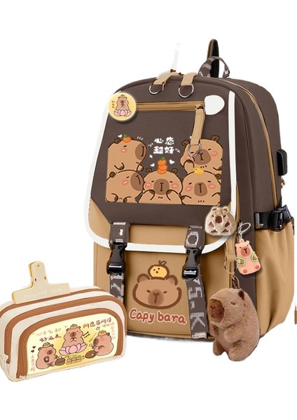 Yeni Büyük Kapasiteli Ultra Hafif Sevimli Öğrenci Okul Çantası (Yurt Dışından)